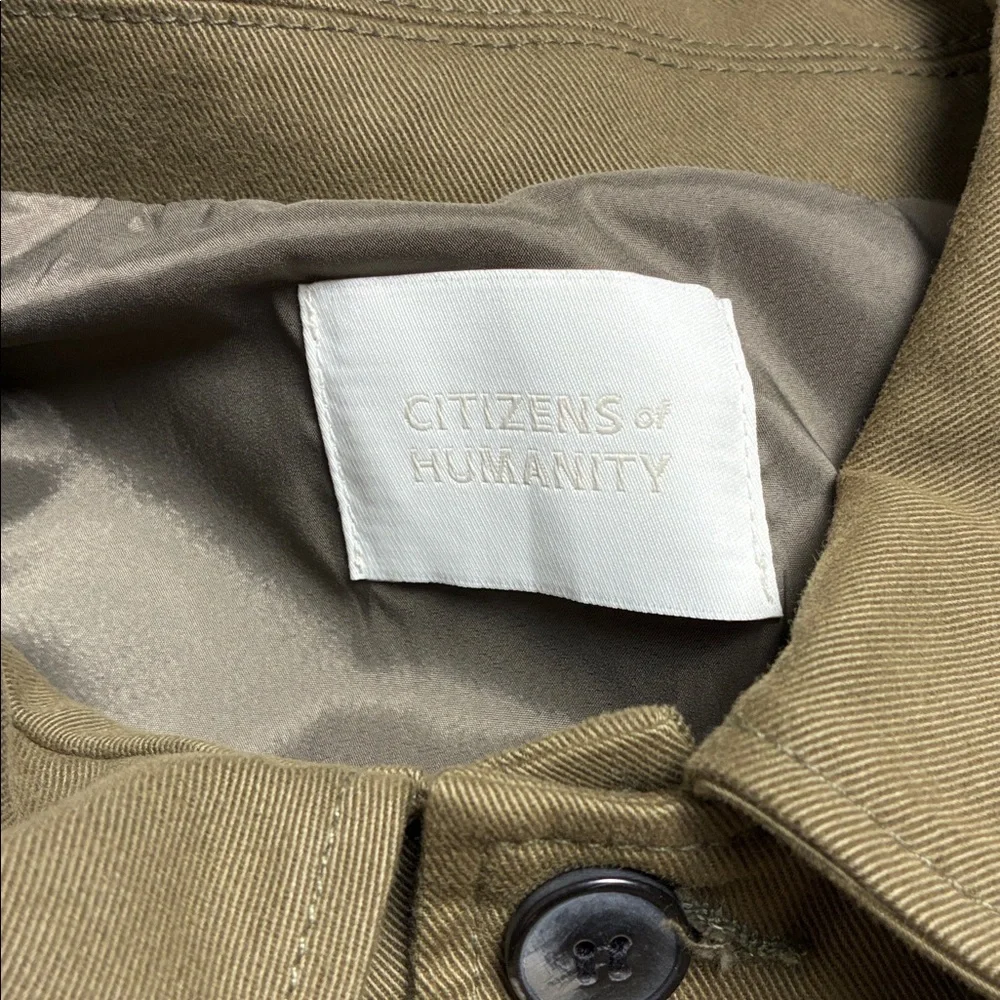 Citizens Of Humanity Khaki Field Jacket - Picture 3 of 10